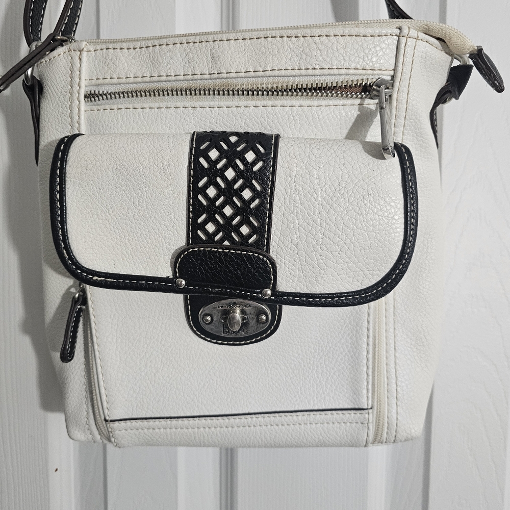 BOC white crossbody purse